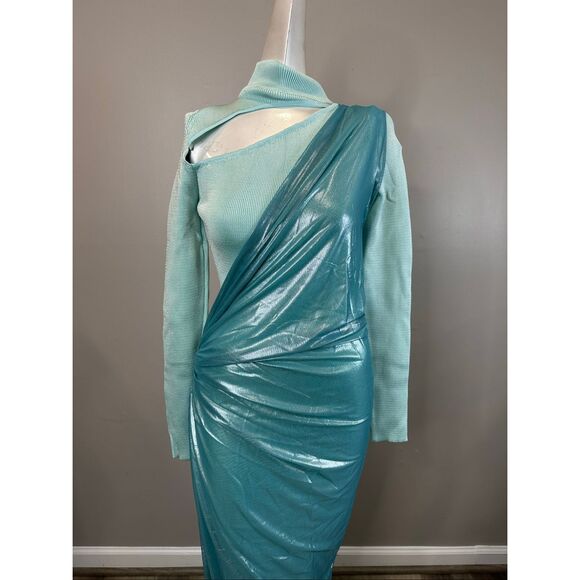 BAOBAB COLLECTION Elsa Midi Dress In Moana Size S $350 - Picture 4 of 9